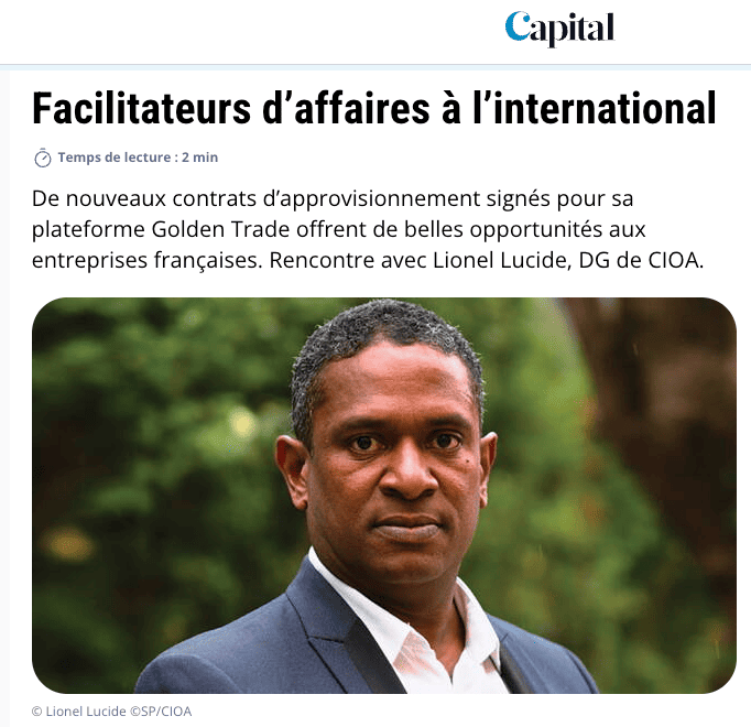 Lionel Lucide cité dans Capital